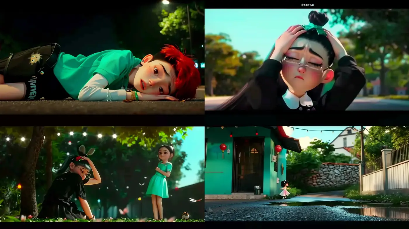 Lush and Vividly Animated Vignettes with a Whimsical Touch - Midjourney sref style