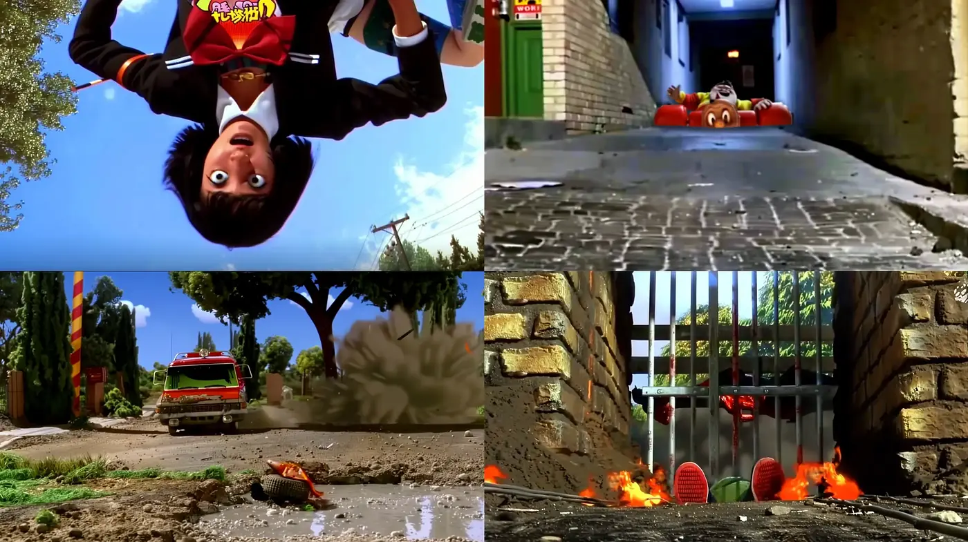 Dynamic Cinematic Verve with a Saturated Reality Twist - Midjourney sref style