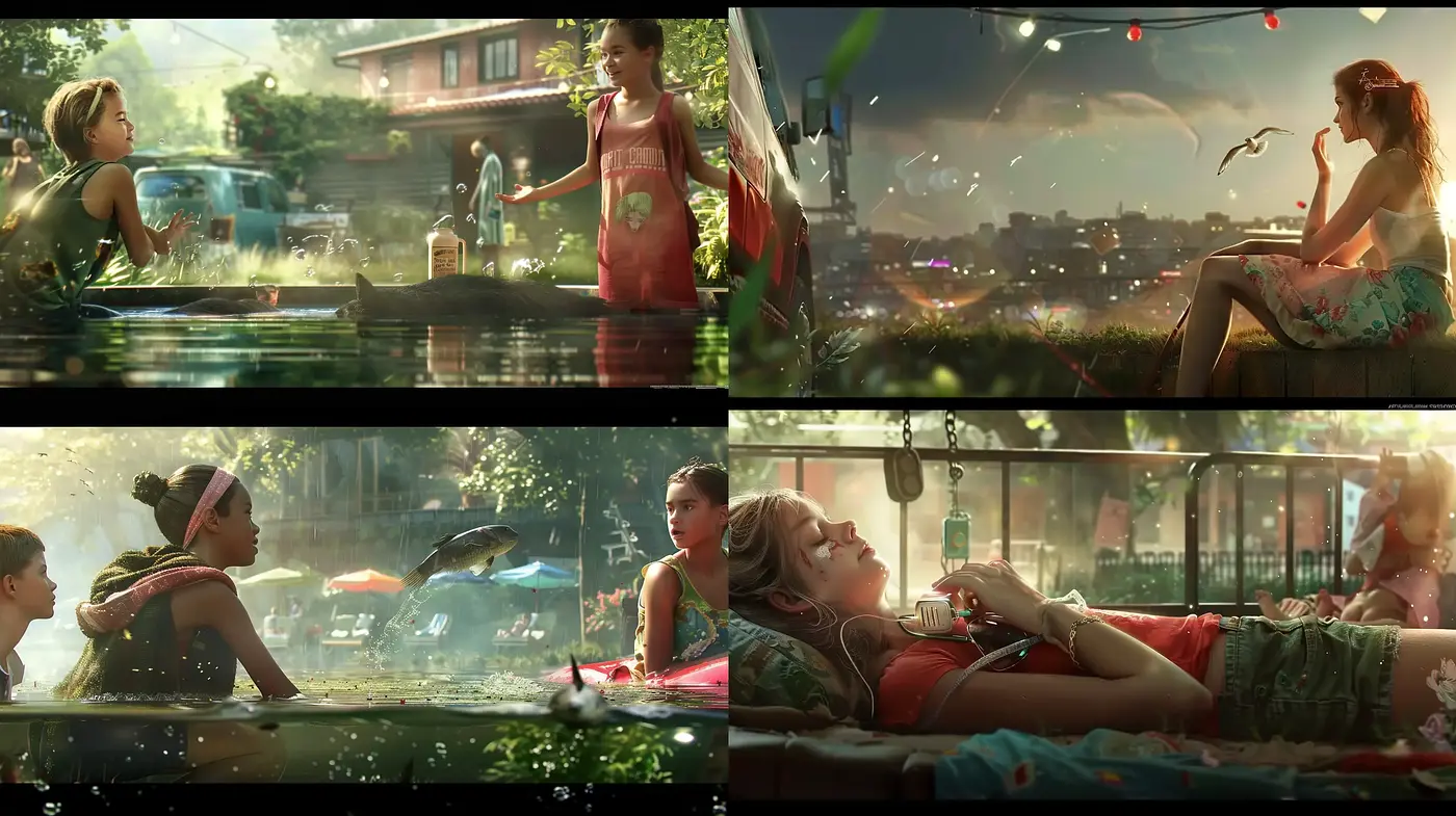 Luminescent Dreamlike Realism with a Cinematic Languor - Midjourney sref style