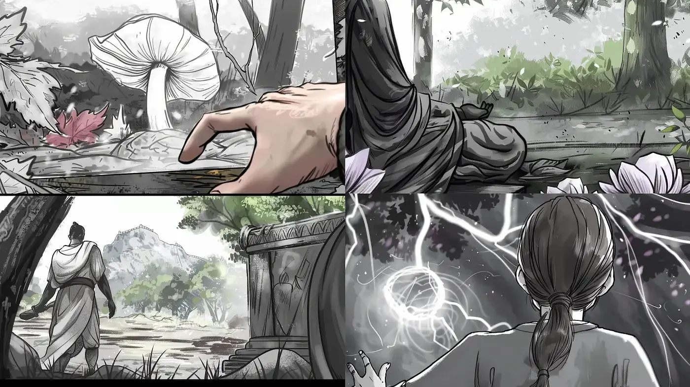 Evocative and Mysterious Visual Storytelling with Nuanced Detail - Midjourney sref style