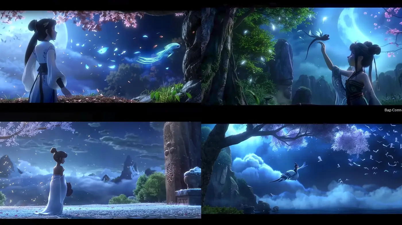 Ethereal Twilight Symphony: A Harmonious Blend of Surreal Vistas and Luminous Colors - Midjourney sref style