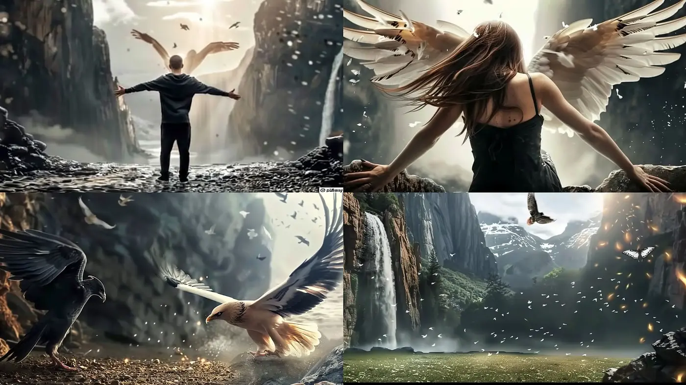 Ethereal Dreamscape with Surrealistic Essence and Fantasy Overtones - Midjourney sref style