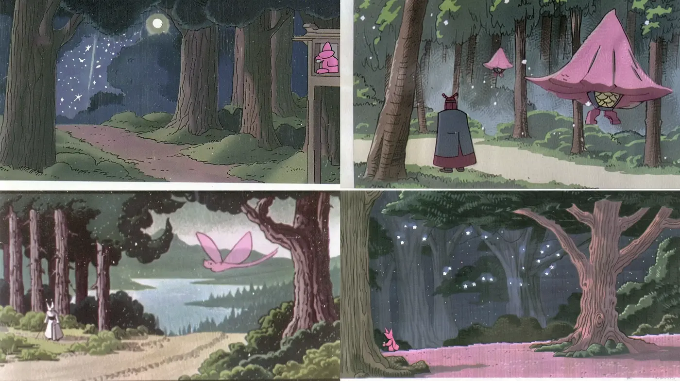 Enchanted Forest Whispers: A Harmonious Blend of Anime-Inspired Serenity - Midjourney sref style