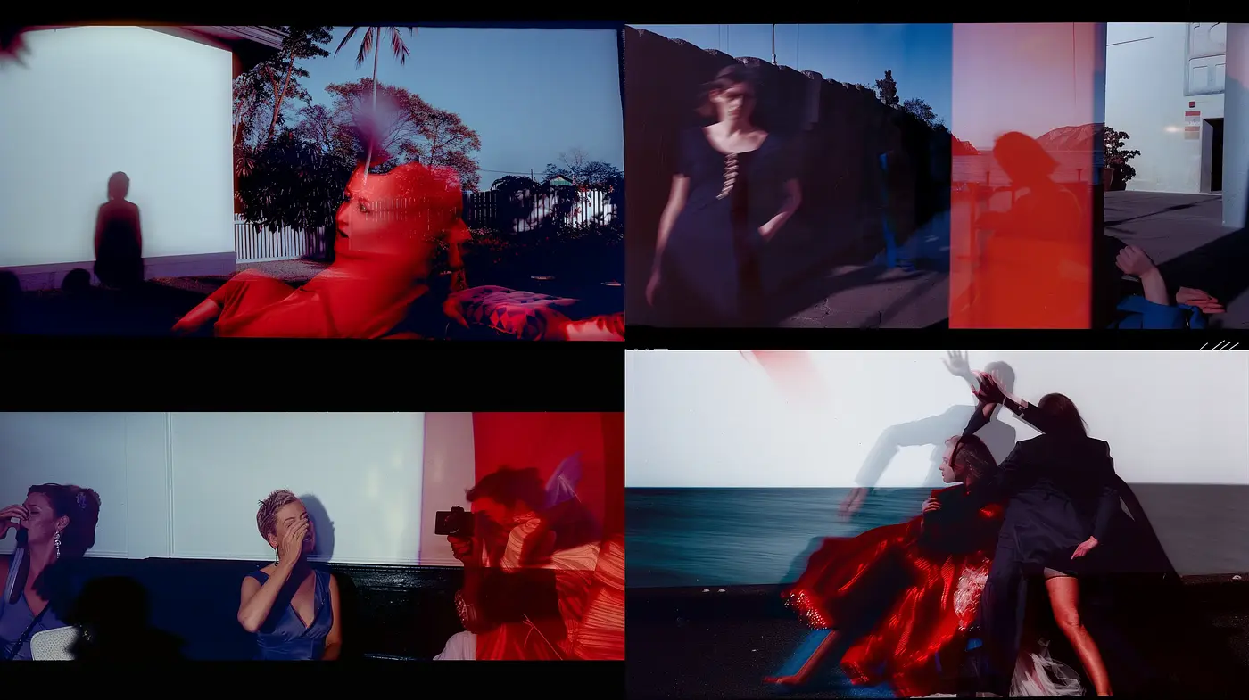 Shadow & Silhouette: A Fusion of Cinematic Contrast and Vivid Colors - Midjourney sref style