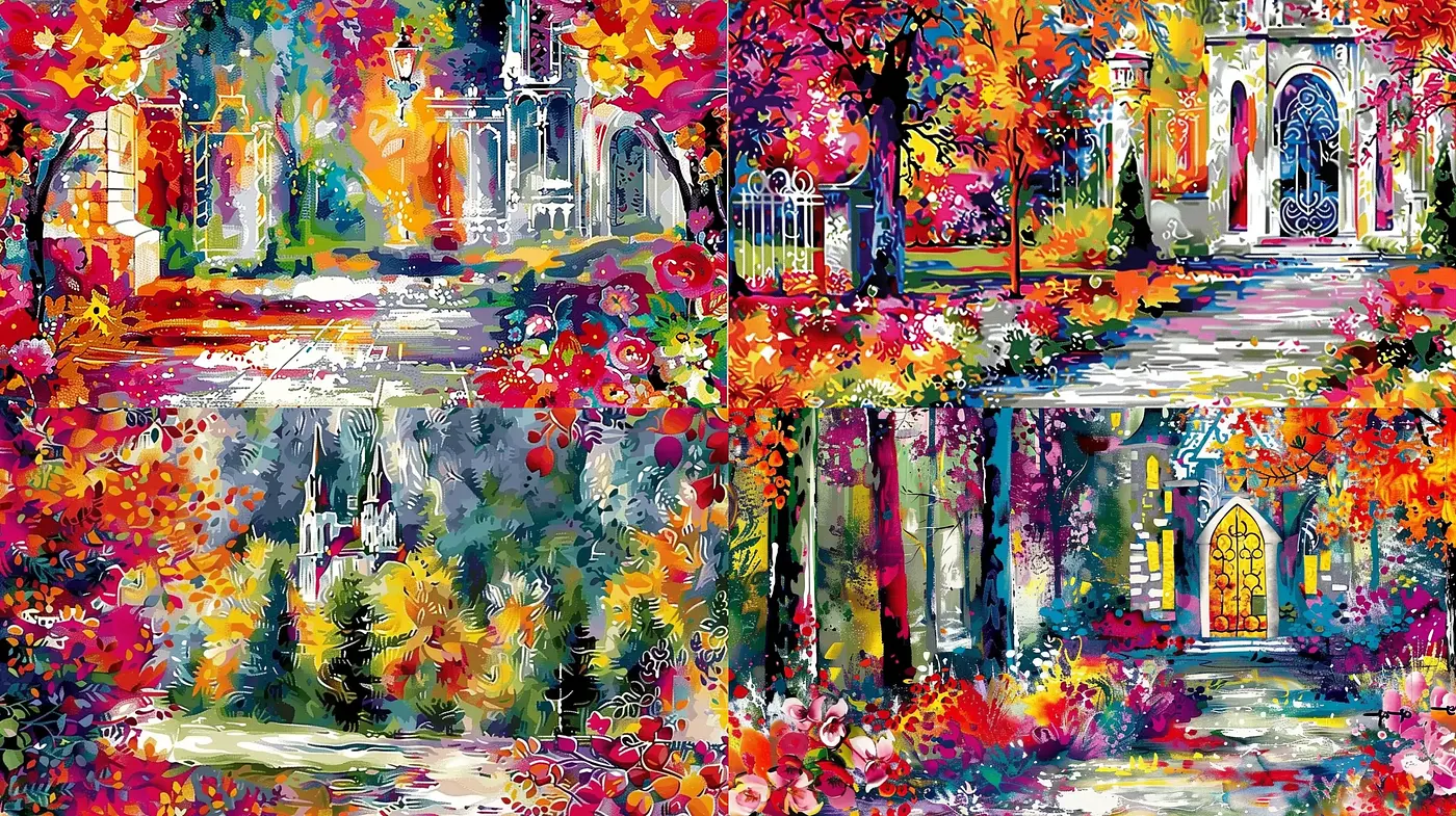 Vibrant Expressionist Reverie in Autumnal Hues - Midjourney sref style