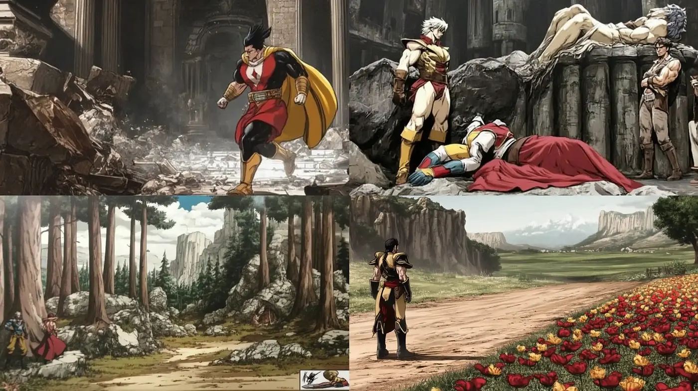 Epic and Dynamic Renderings of Heroic Fantasy Ventures - Midjourney sref style