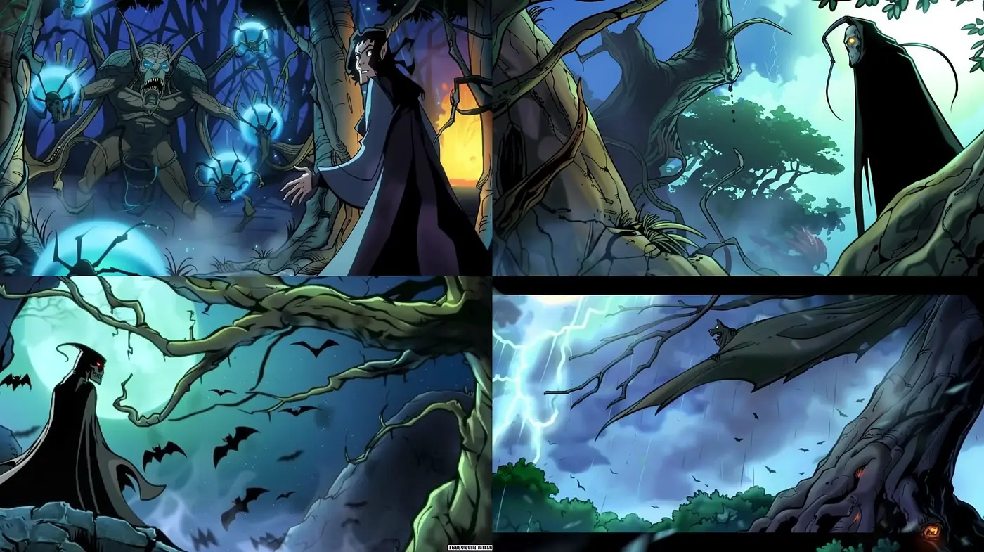 Ethereal Nocturne: A Consistent Vision of Enchanted Twilight Realms - Midjourney sref style