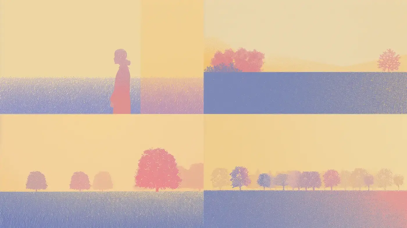 Subtle and ethereal landscapes with a dreamlike quality - Midjourney sref style