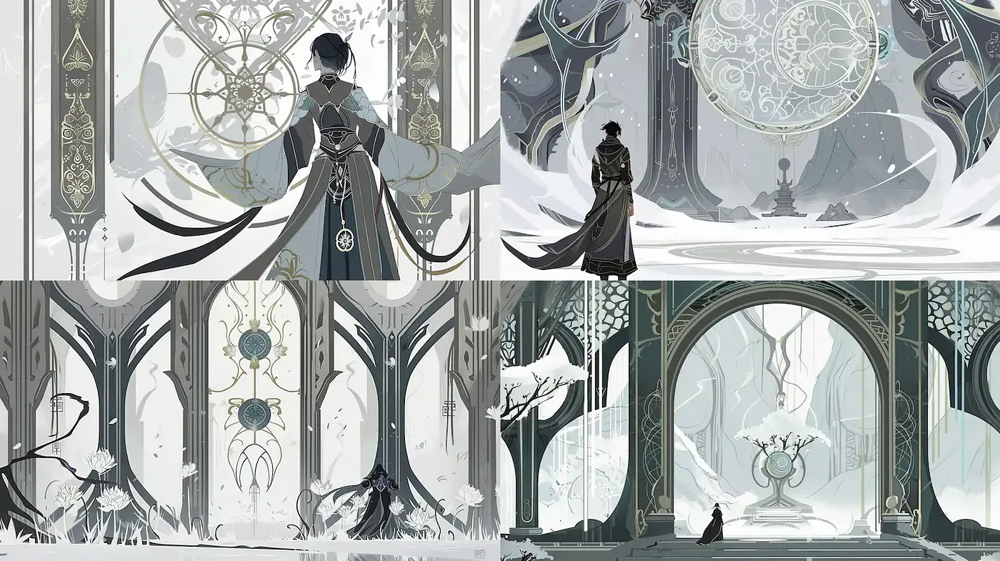 Elegant and Ethereal Fantasy Art with Mystical Elements - Midjourney sref style