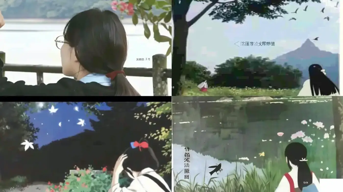 Cohesive Aesthetic with Nature Influence in Soft Illustrative Style - Midjourney sref style