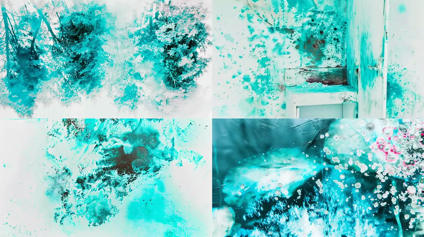 Ethereal Aqua Dreamscape: A Consistent Exploration of Abstract Fluidity and Iridescent Textures - Midjourney sref style