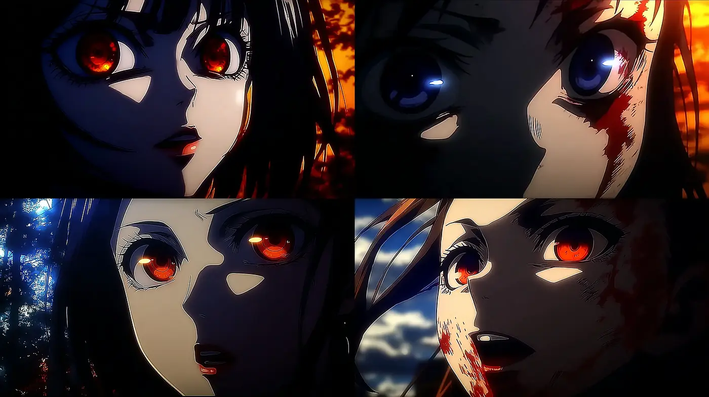 Dynamic and Intense Visual Narratives in a Dark Fantasy Style - Midjourney sref style