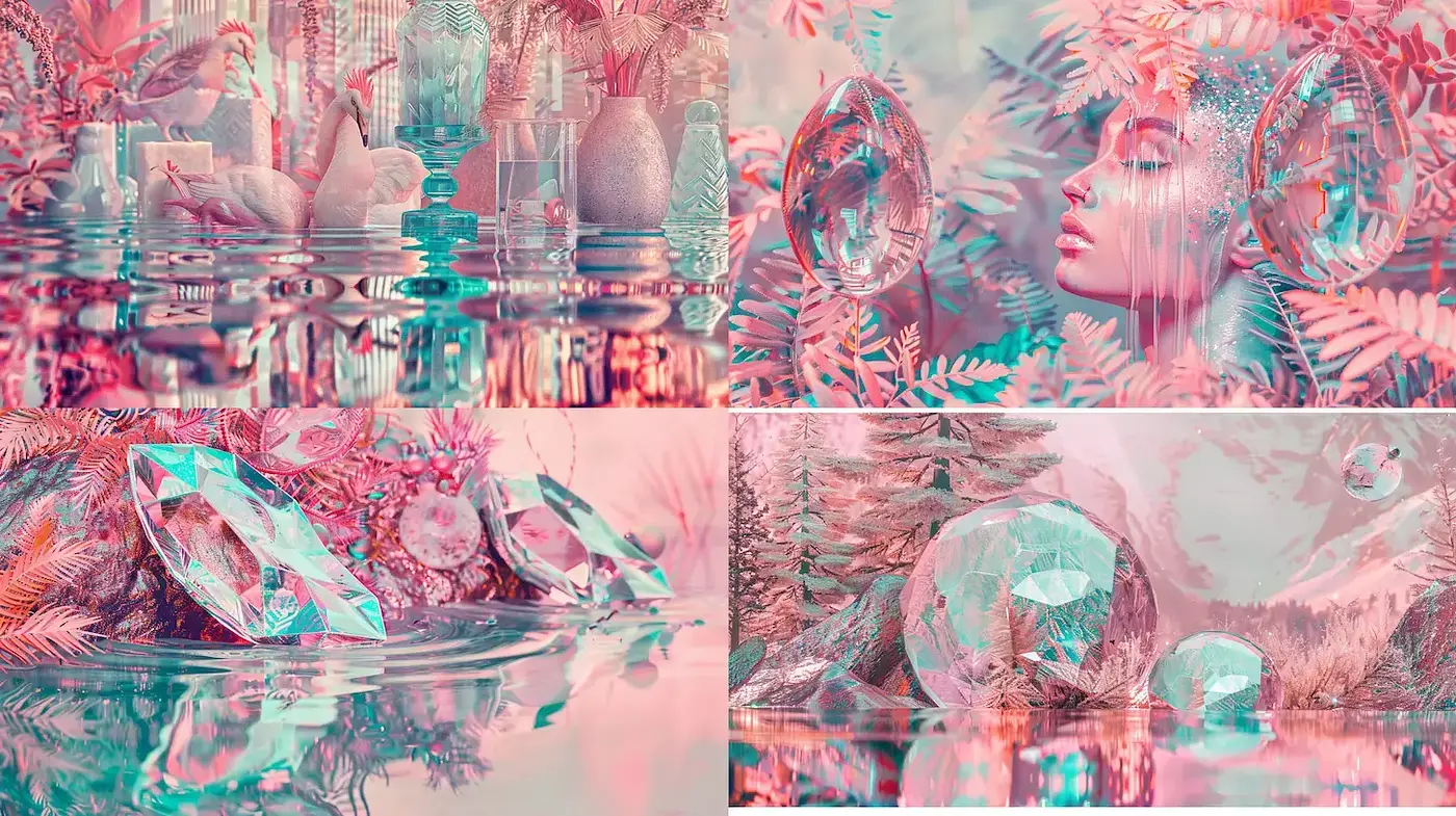 Dreamy and Ethereal Aesthetic with a Surreal Touch - Midjourney sref style