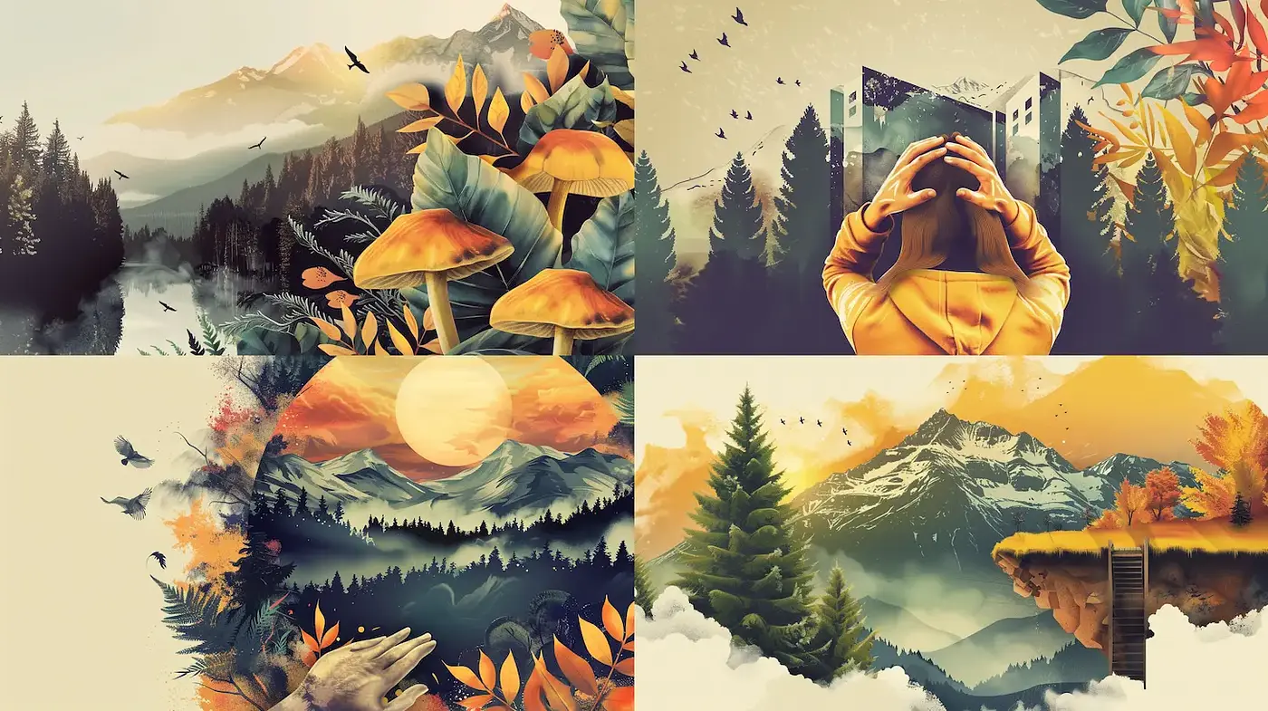 Serene and Enigmatic Landscapes with a Touch of Surrealism - Midjourney sref style