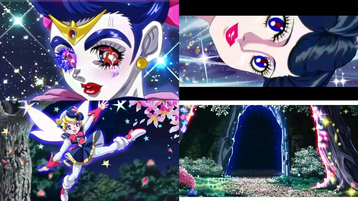 Cosmic Elegance with Vibrant Anime Essence - Midjourney sref style