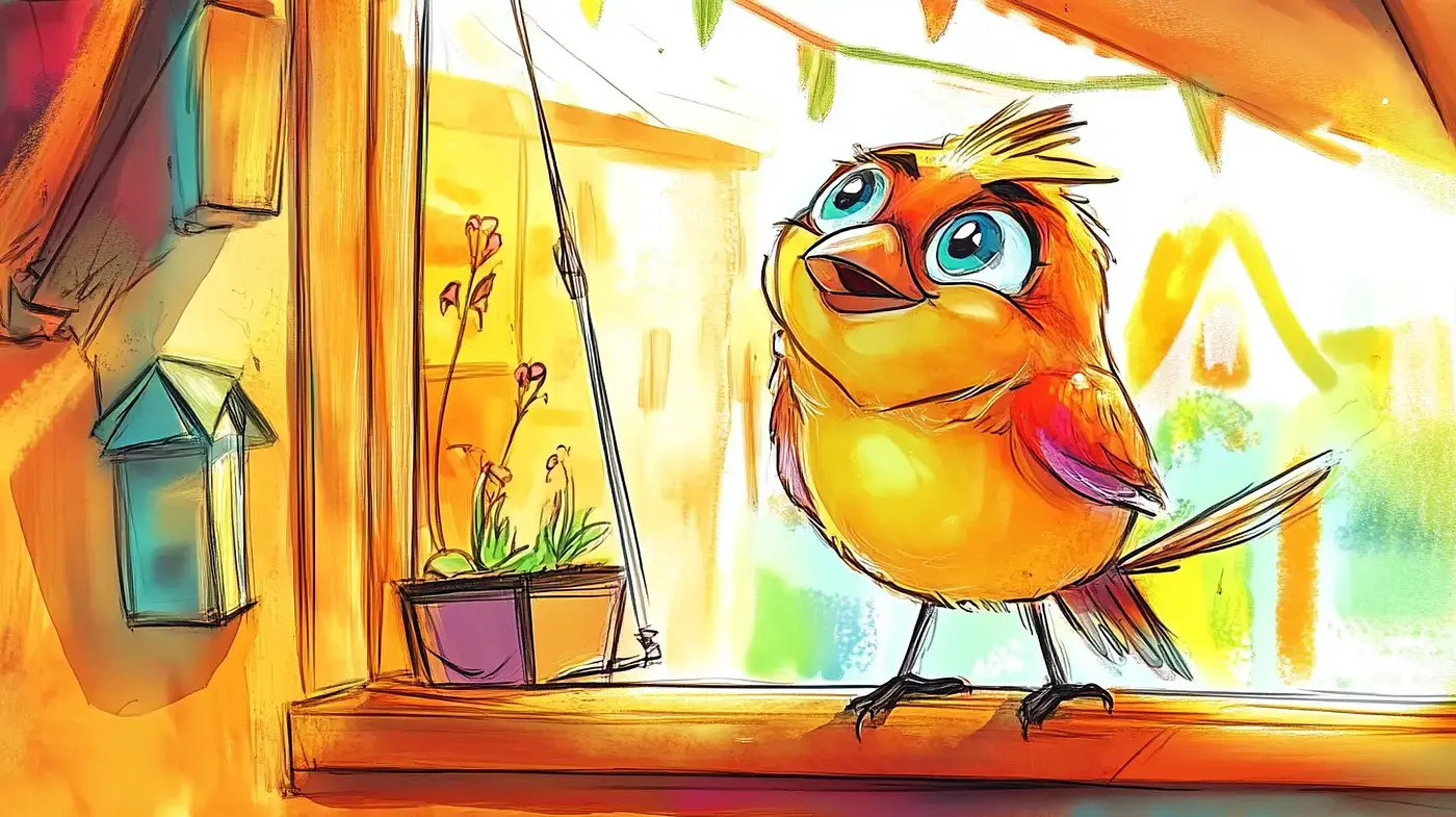 Sunlit Warmth and Whimsical Charm: A Brushwork Odyssey - Midjourney sref style