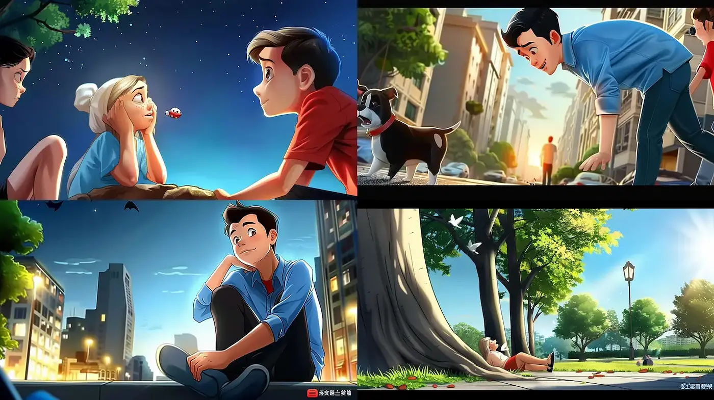 Charming and Whimsical Animation Style with a Heartwarming Narrative - Midjourney sref style