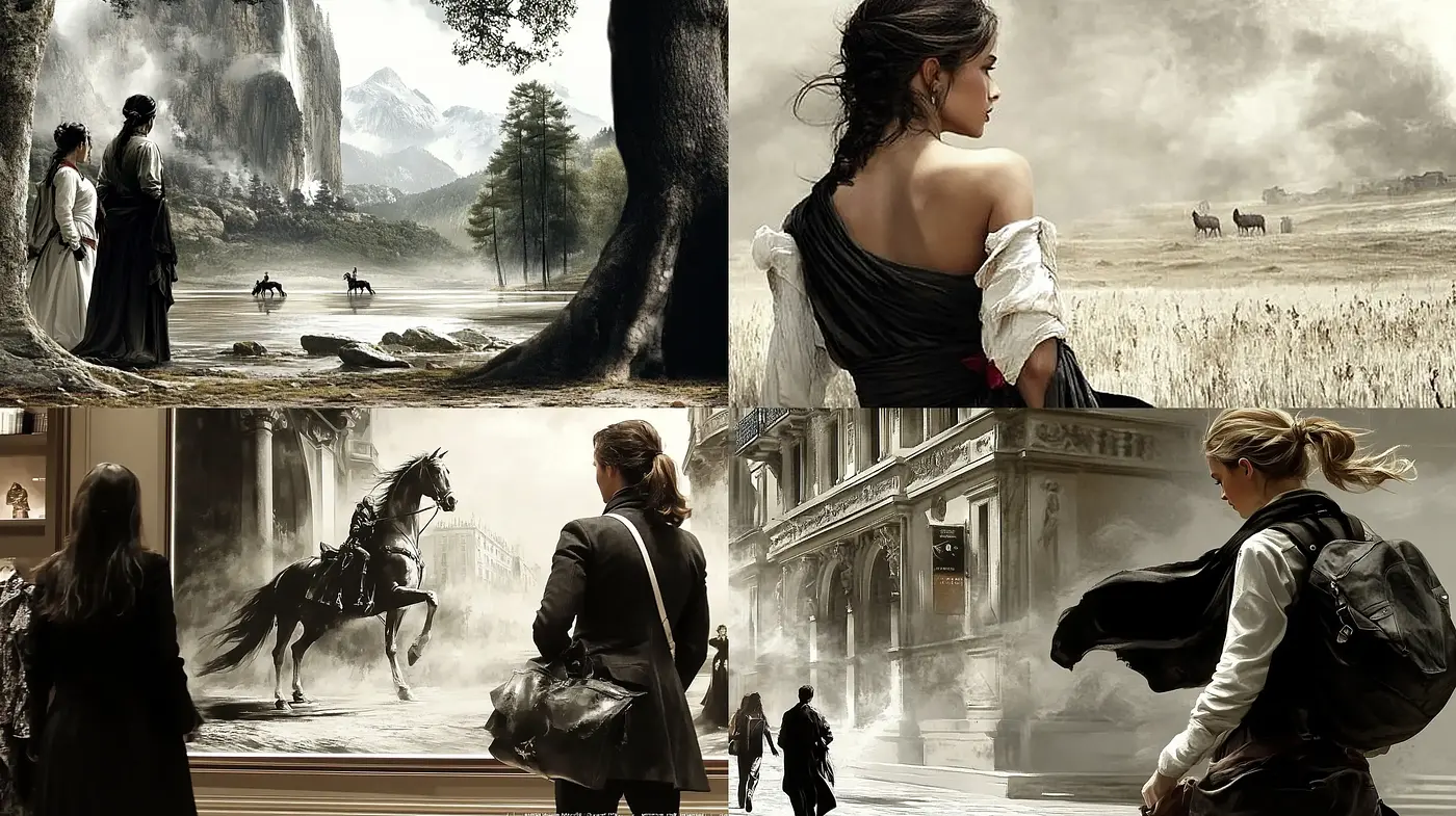 Timeless Elegance of Cinematic Romanticism - Midjourney sref style