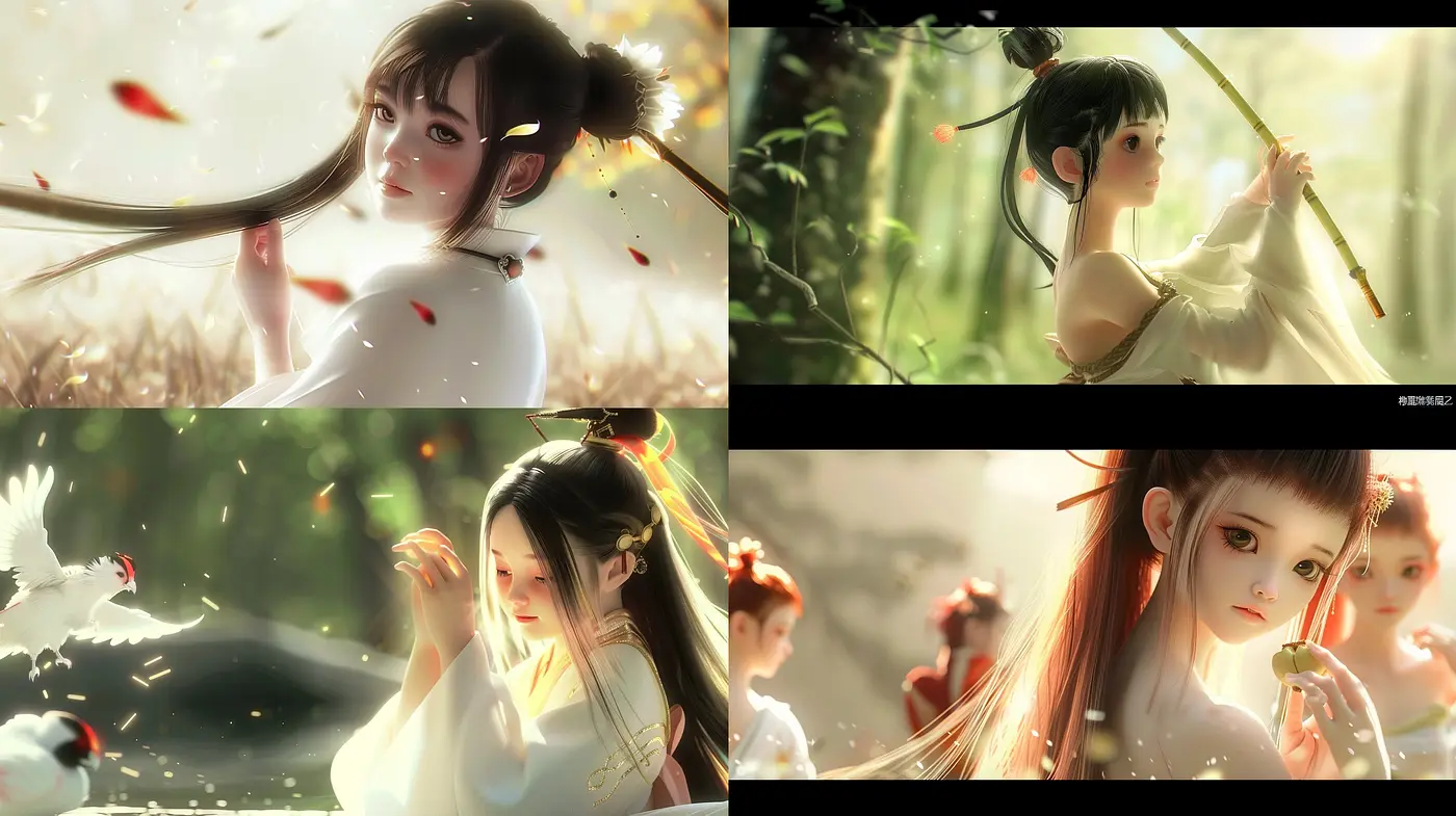 Ethereal Glow: A Harmonious Fusion of Soft Light and Delicate Textures in a Pastel Dreamscape - Midjourney sref style