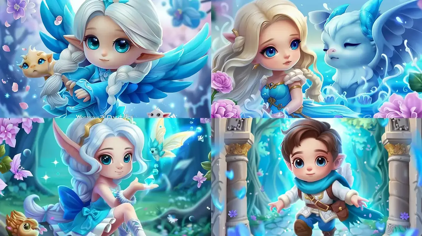 Whimsical and Enchanting Fantasy Illustration Style - Midjourney sref style