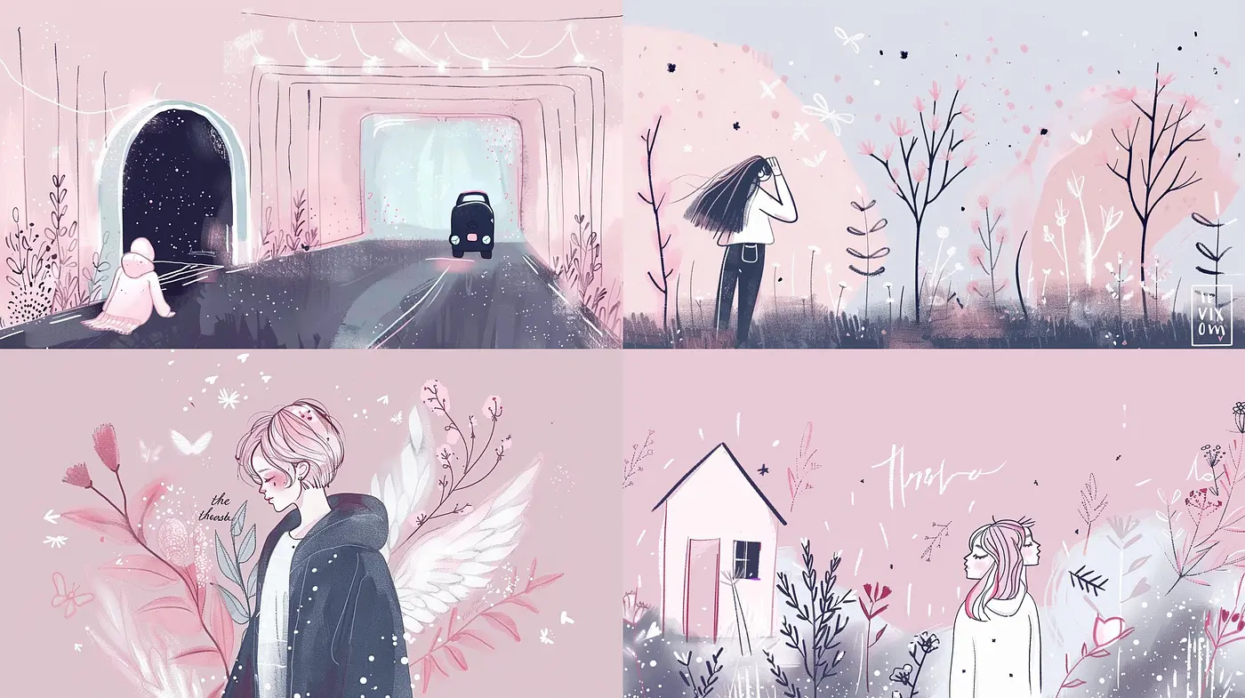 Pastel Dreamscape: A Study in Soft Hues and Whimsical Imagery - Midjourney sref style