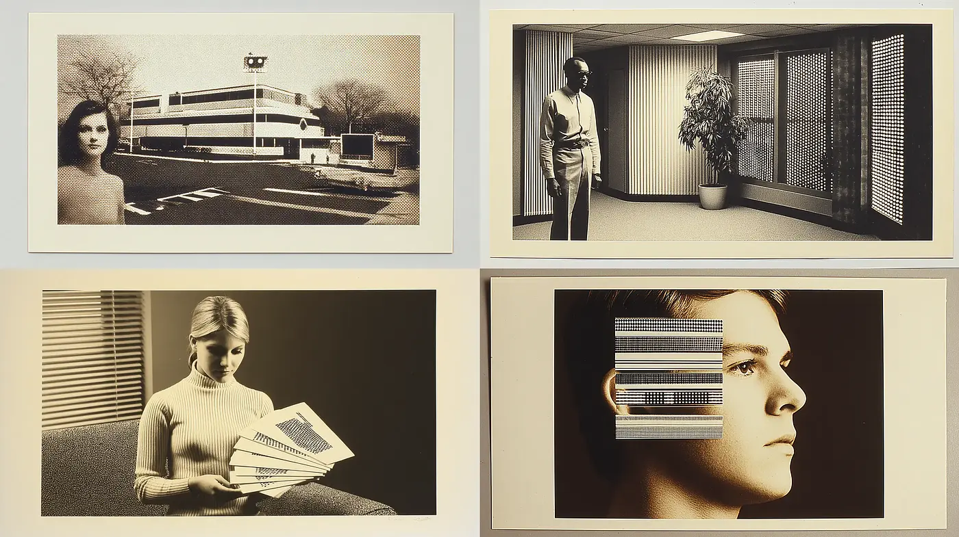 Consistent Vintage Aesthetic with Modernist Influences - Midjourney sref style