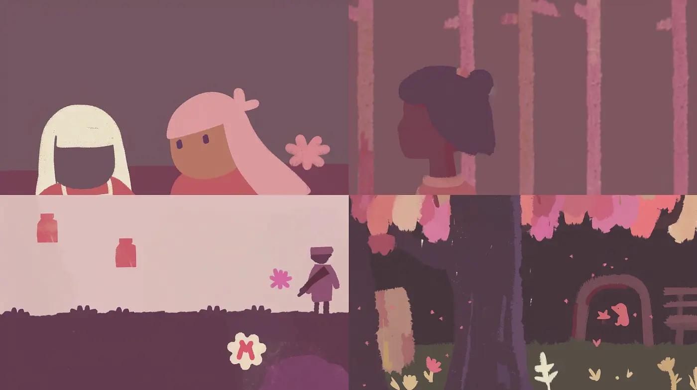 Whimsical Dusk: A Consistent Palette of Nostalgic Serenity - Midjourney sref style