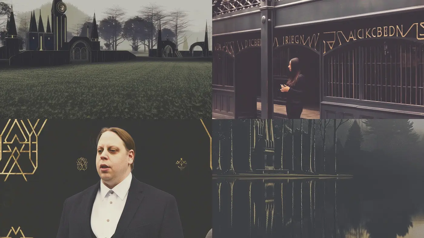 Gothic Mysteriousness and Surrealist Undertones - Midjourney sref style