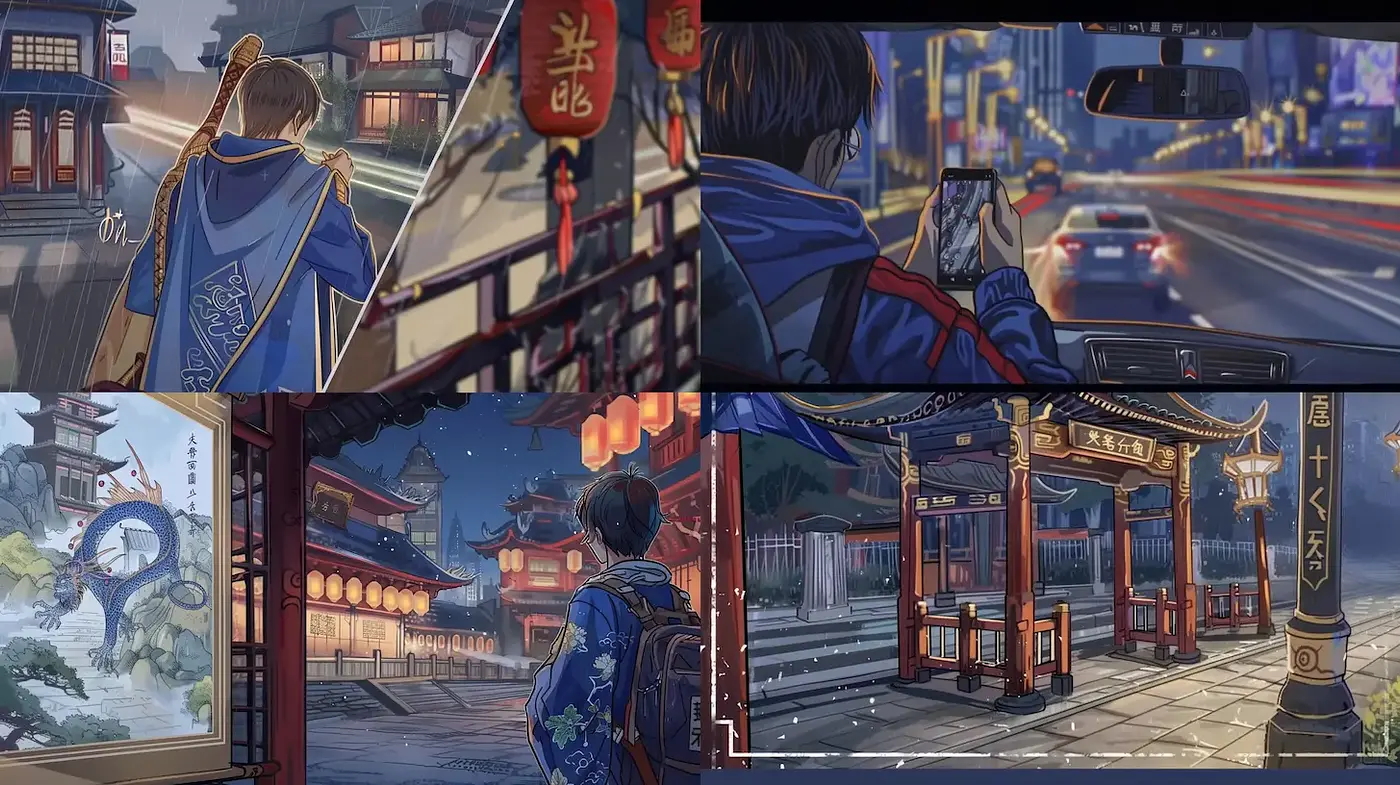Contemporary Digital Art with Urban and Cultural Influences - Midjourney sref style
