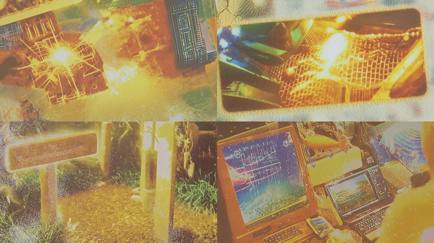 Luminescent Dreamscape: A Fusion of Digital Glow and Warm Hues - Midjourney sref style