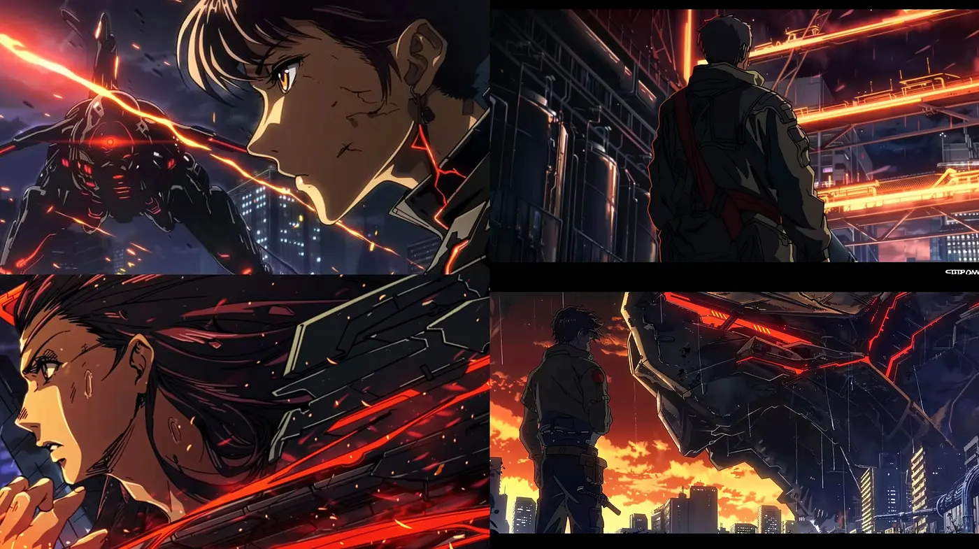 Neon-Lit Cyberpunk Dreamscape: A Homage to Futuristic Dystopian Visions - Midjourney sref style