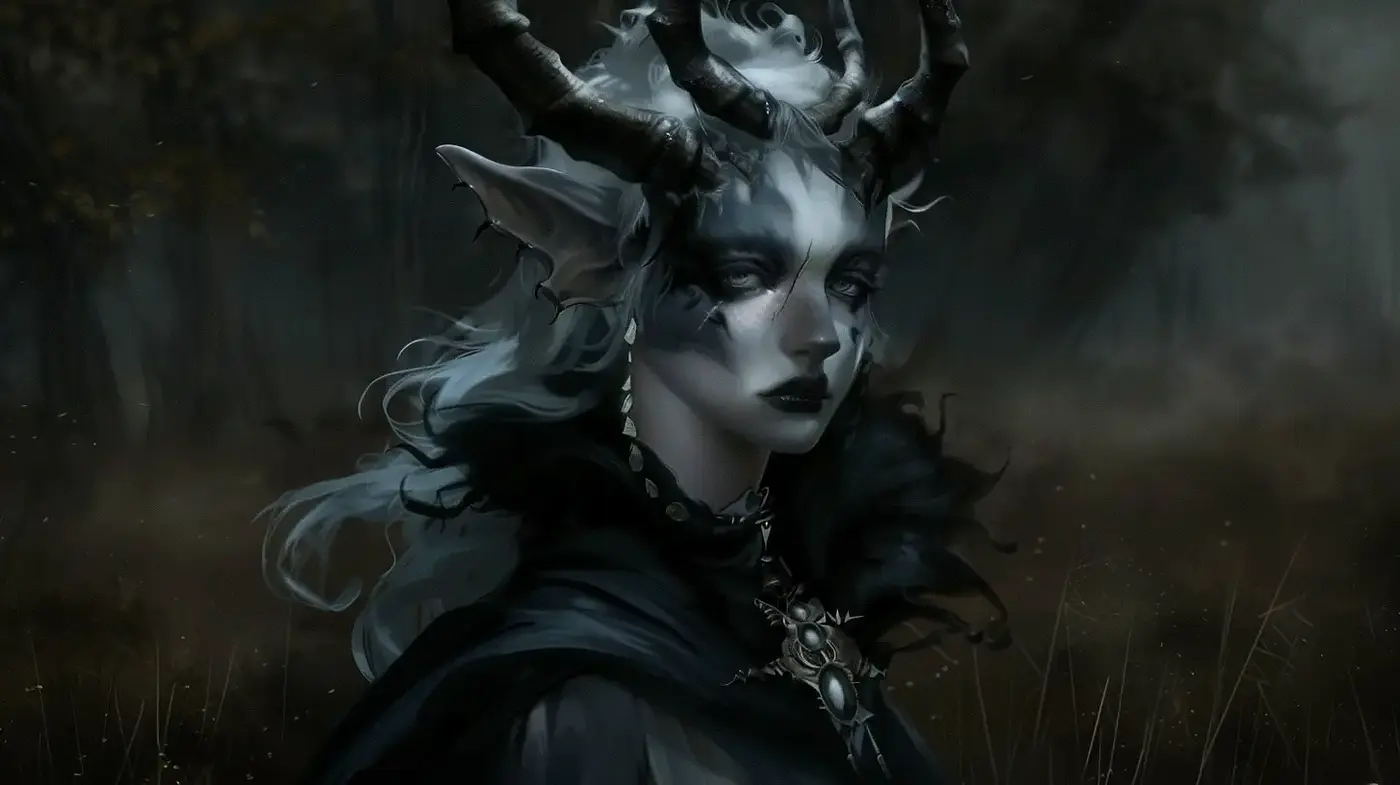 Ethereal Monochrome Fantasy - Midjourney sref style