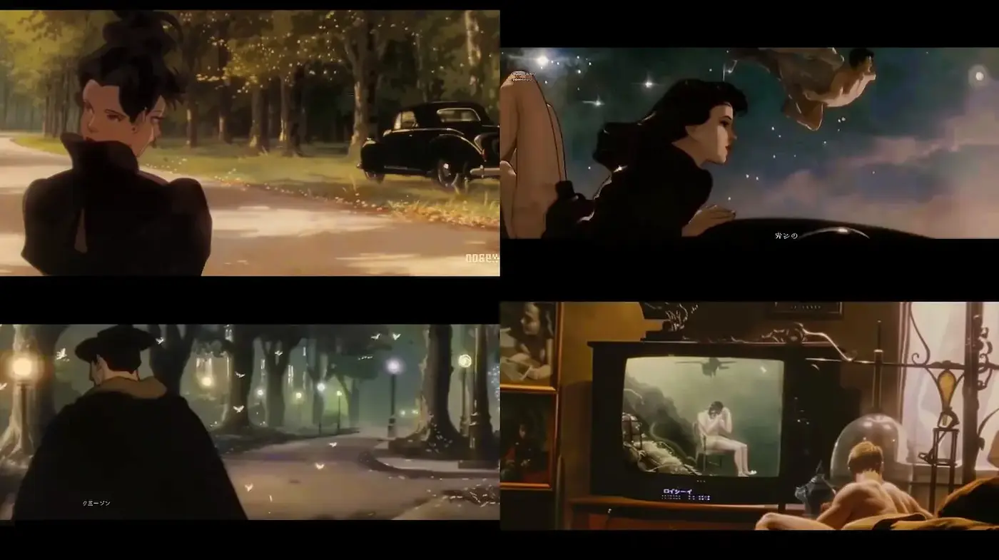 Ethereal Dreamscapes with Retro Aesthetics in Cinematic Style - Midjourney sref style