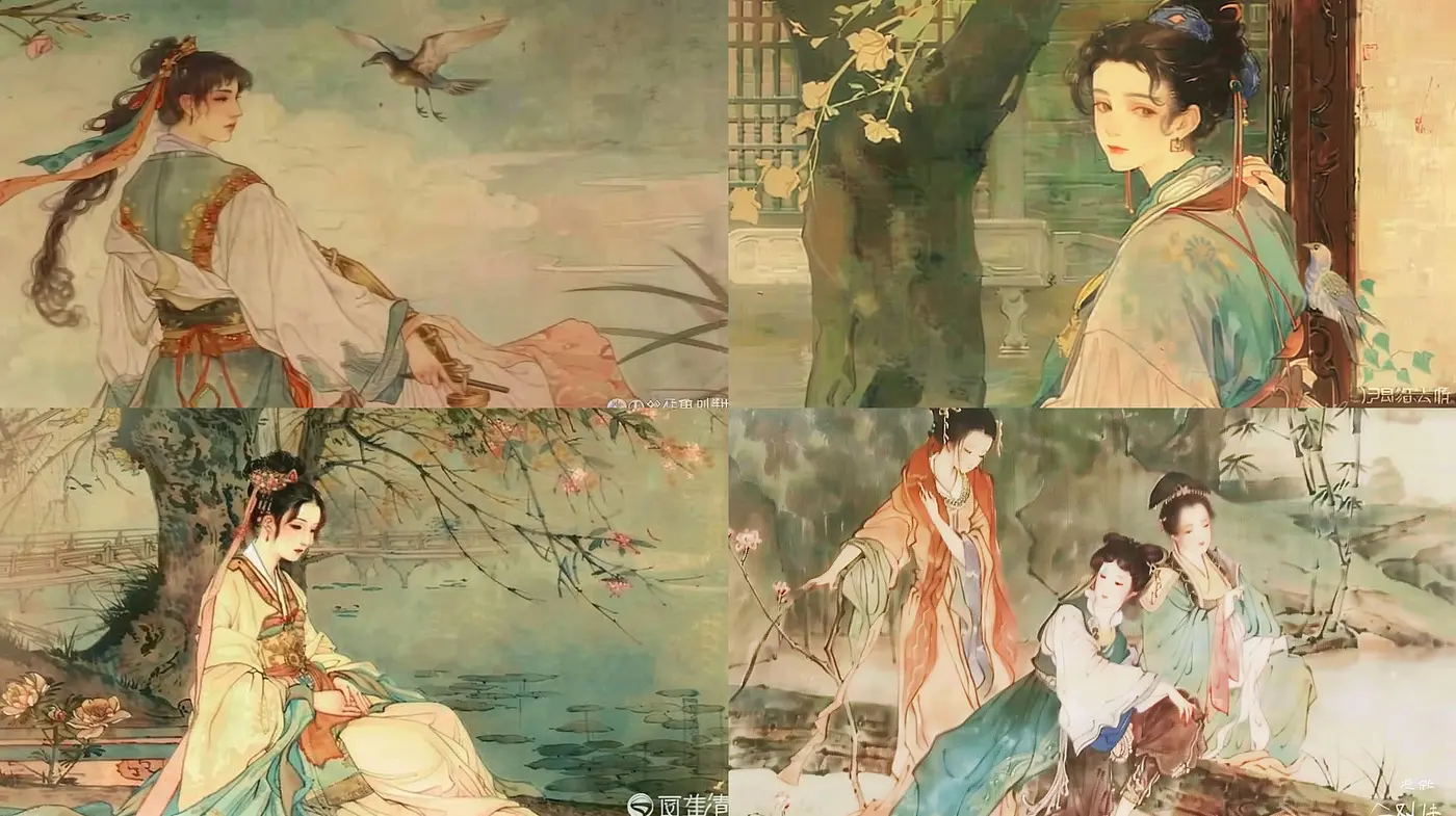 Ethereal Elegance of Timeless Serenity: A Study in Harmonious Pastel Renderings - Midjourney sref style