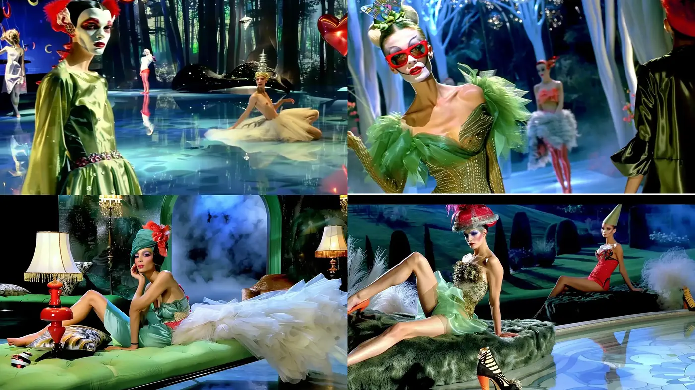 Surreal Elegance in Cinematic Dreamscapes - Midjourney sref style