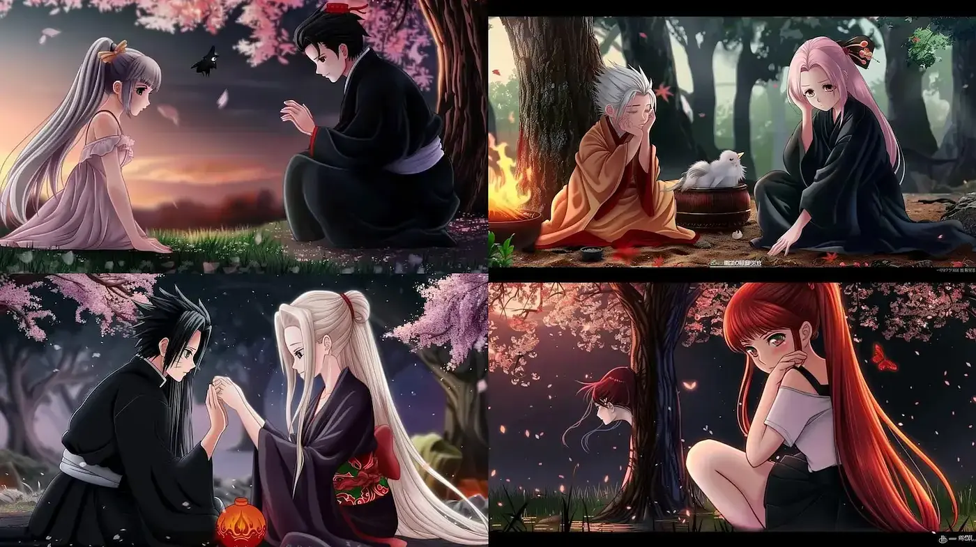 Consistent Anime-Inspired Aesthetic with Emotional Depth - Midjourney sref style