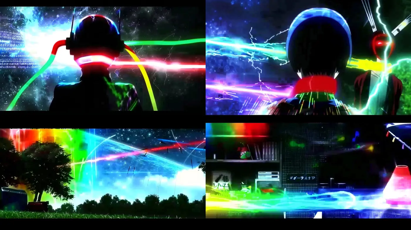 Luminous Dreamscape Synthesis: A Homage to Cybernetic Vibrancy - Midjourney sref style