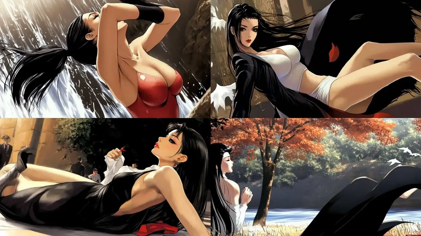 Lush Vivid Expressions: A Fusion of Anime and Realism - Midjourney sref style