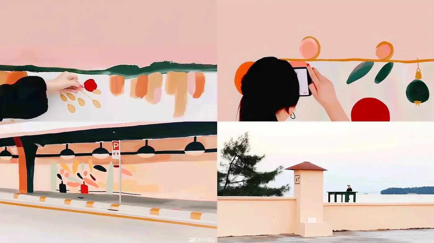 Contemporary Artistic Vibes with Elements of Playfulness and Modernity - Midjourney sref style