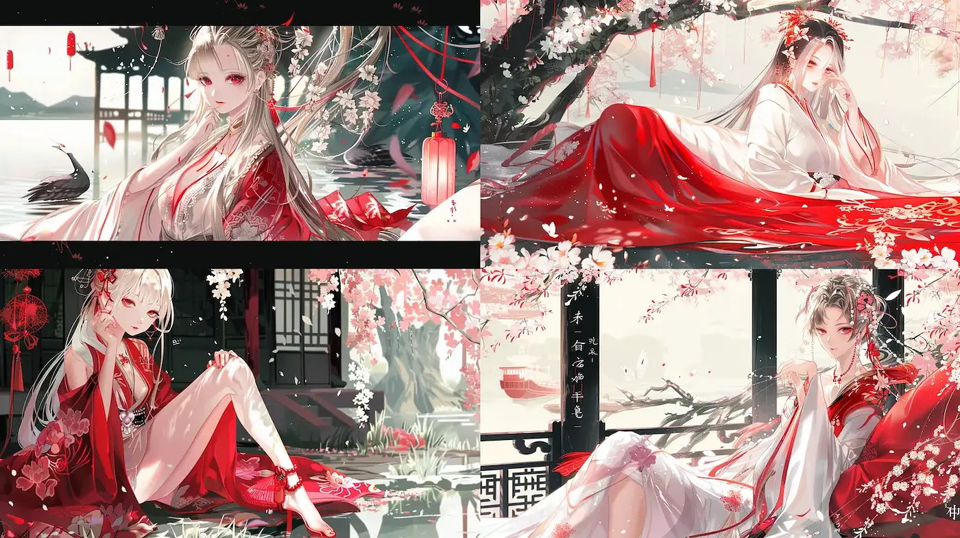 Elegant and Ethereal Aesthetic with Cultural Intricacies - Midjourney sref style