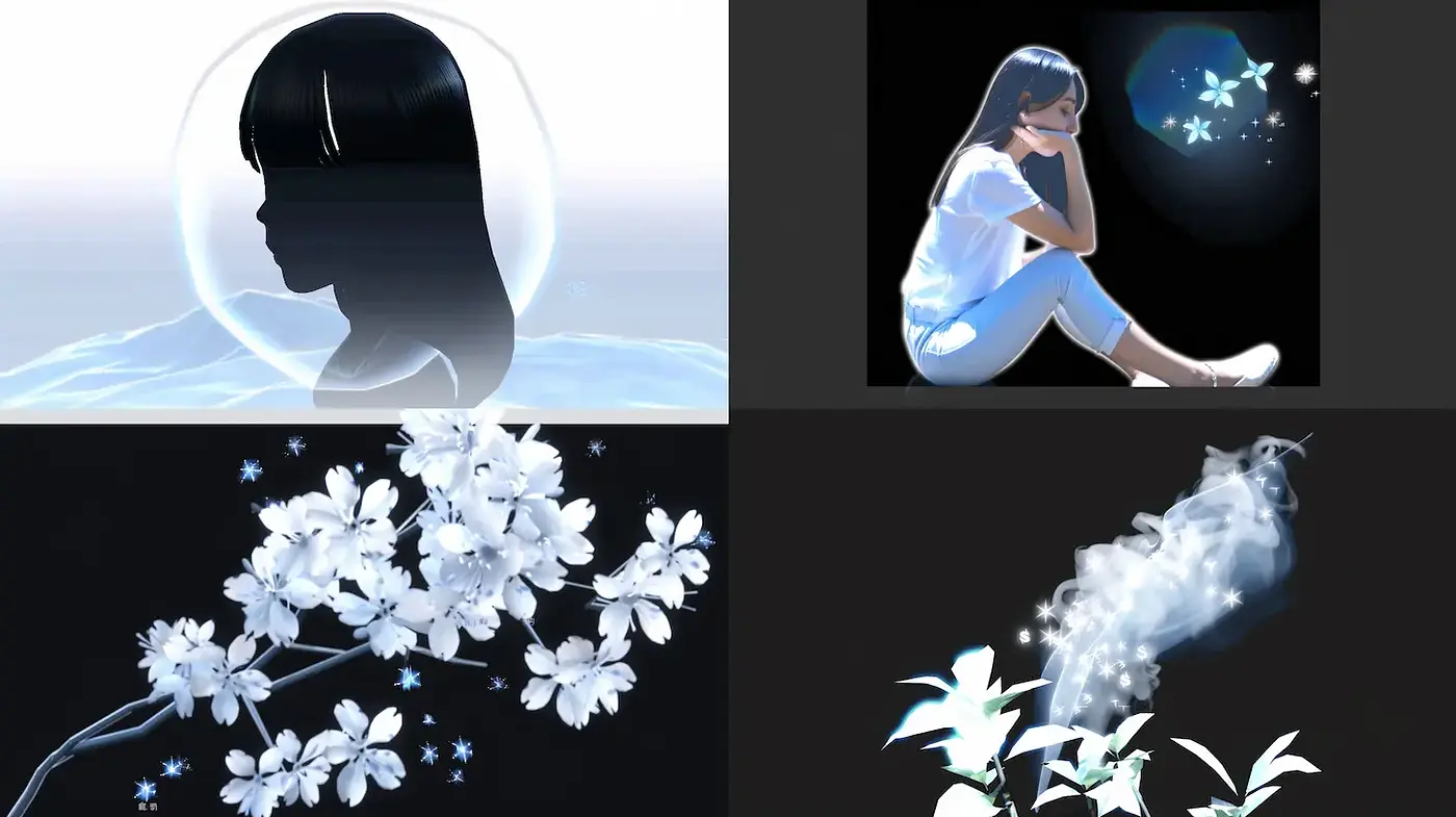 Ethereal and Dreamy Aesthetic with a Touch of Nature - Midjourney sref style
