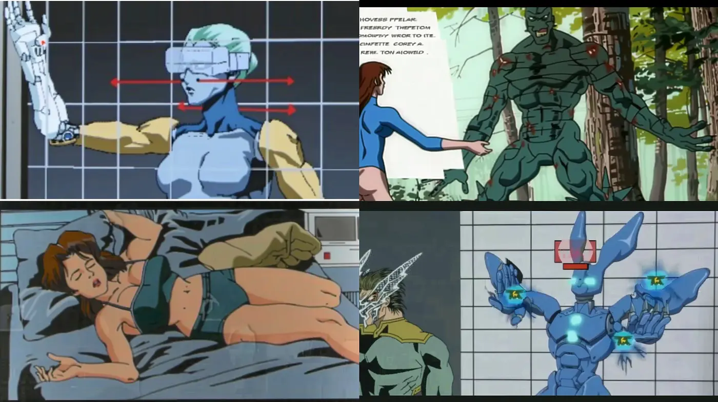 Retro-Futuristic Anime Style with Consistent Chromatic Blueprint - Midjourney sref style
