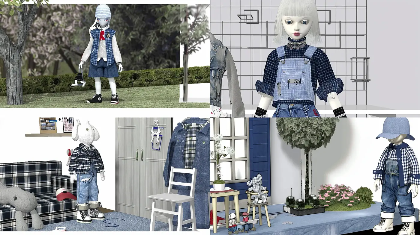 Surreal Dreamlike Porcelain Doll Aesthetics - Midjourney sref style