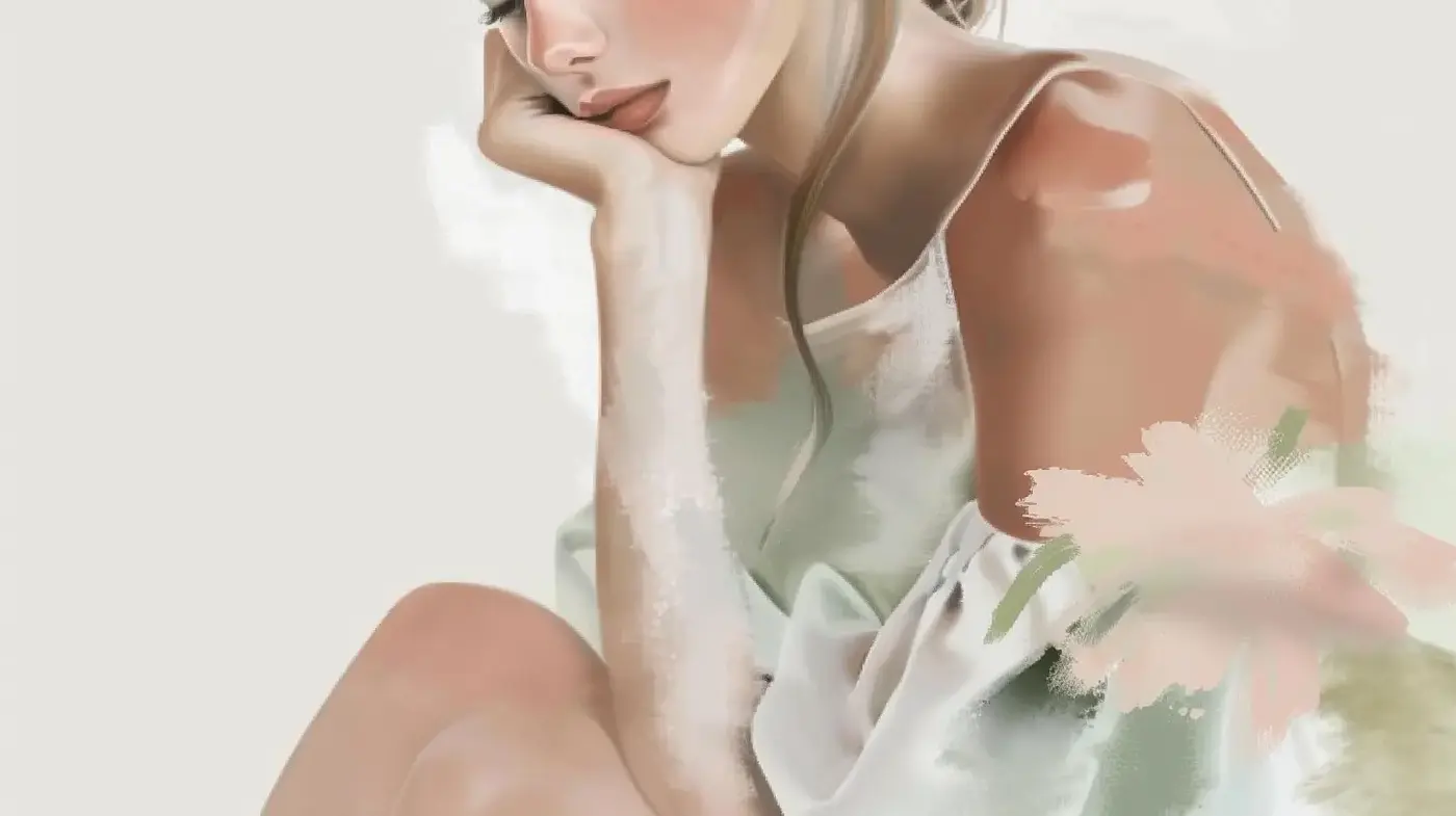 Ethereal Brushstrokes and Pastel Hues - Midjourney sref style
