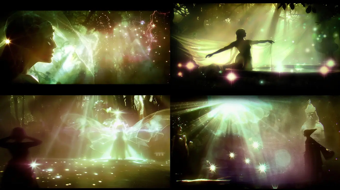 Ethereal Glow: A Luminescent Journey Through Enchanted Vistas - Midjourney sref style