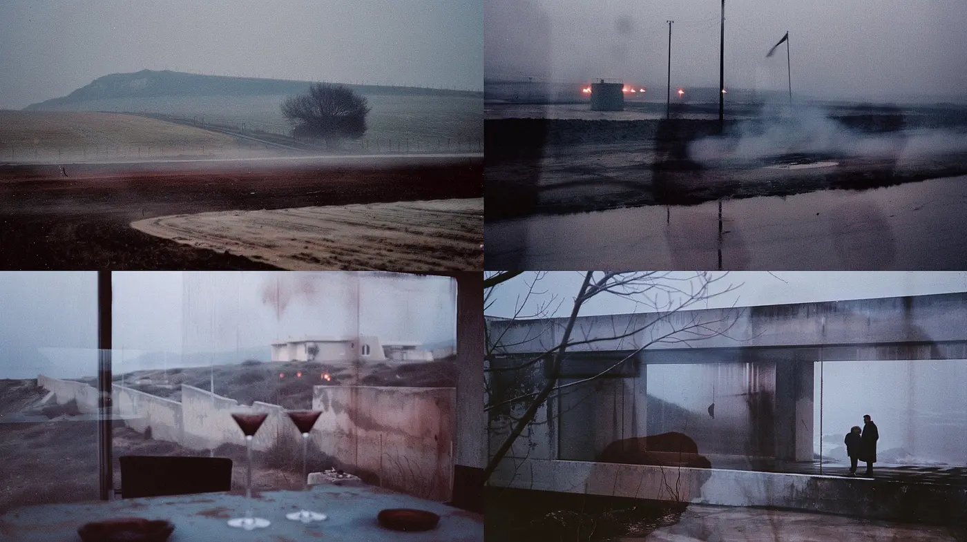 Ethereal Dusk - A Consistent Fusion of Melancholy and Obscurity - Midjourney sref style