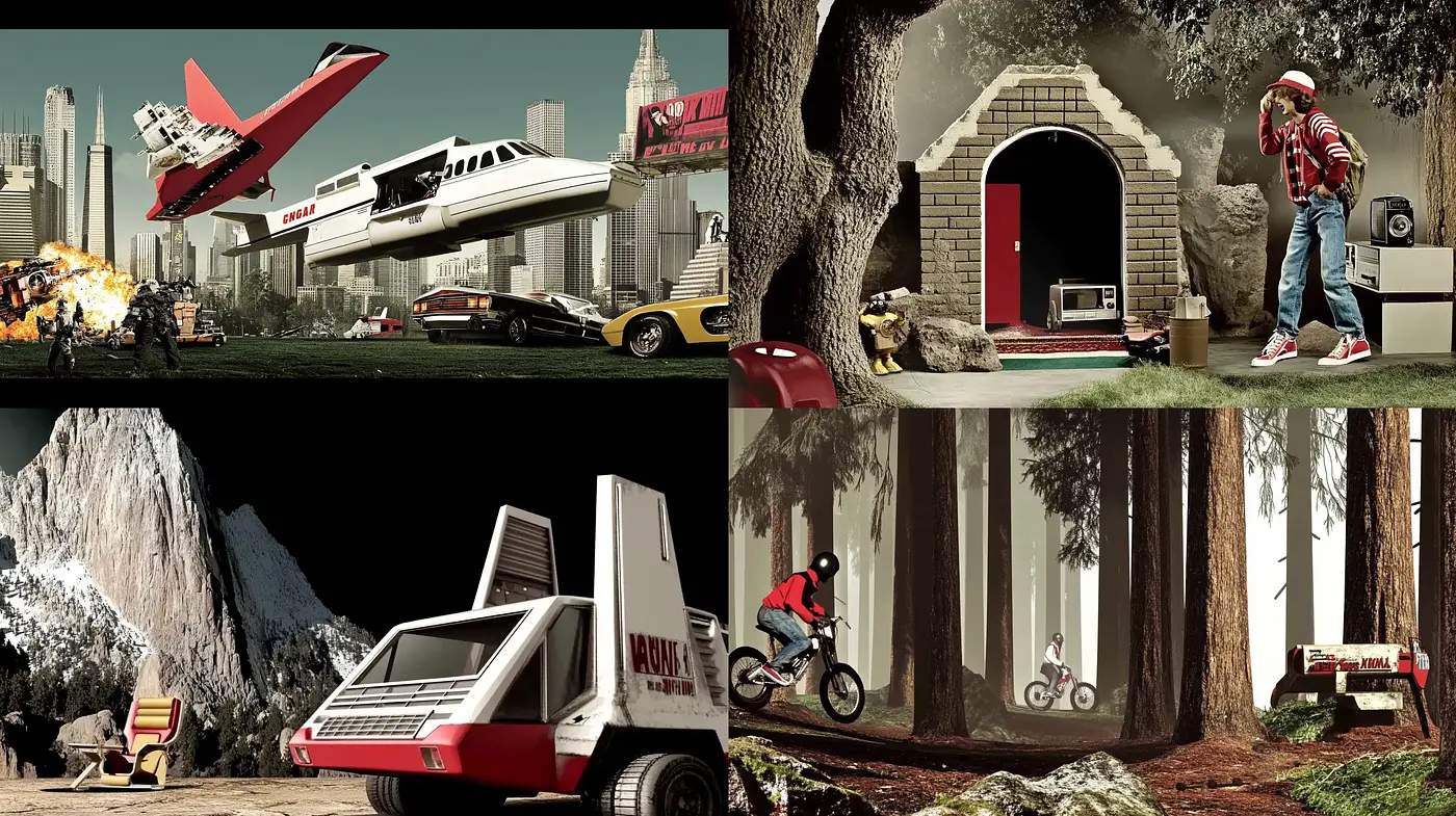Retro-Futuristic Harmony: A Nostalgic Blend of Past and Progressive Moments - Midjourney sref style