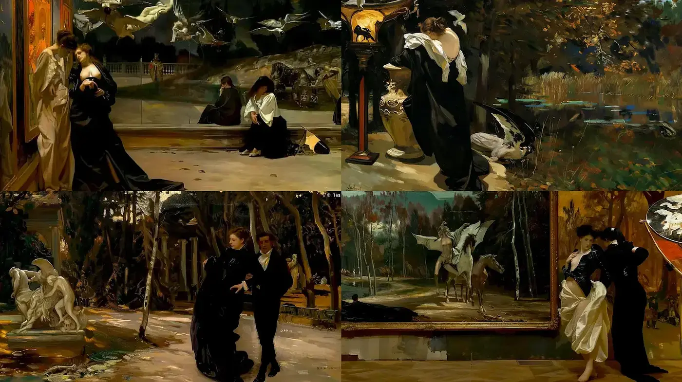 Melancholic Elegance in Earthy Hues: A Study in Poetic Realism - Midjourney sref style