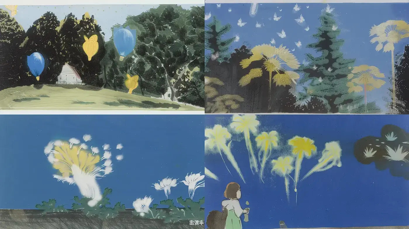 Ephemeral Dreamscape: A Fusion of Nature and Whimsy - Midjourney sref style