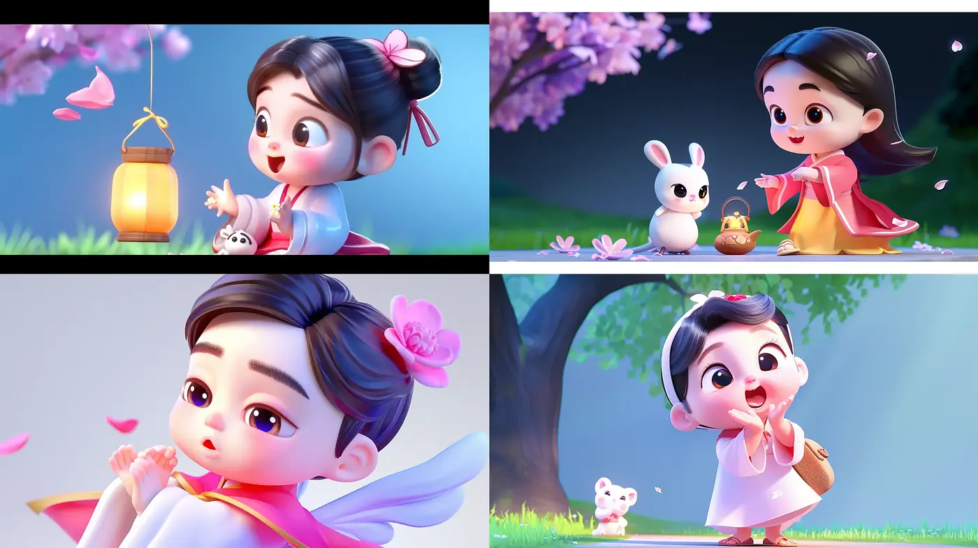 Ethereal Whimsy in Pastel: A Harmonious Blend of 3D Animation and Dreamy Aesthetics - Midjourney sref style